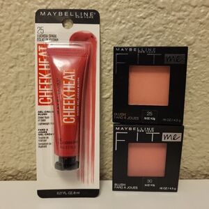 NWT Three Maybelline Cheek Cosmetics